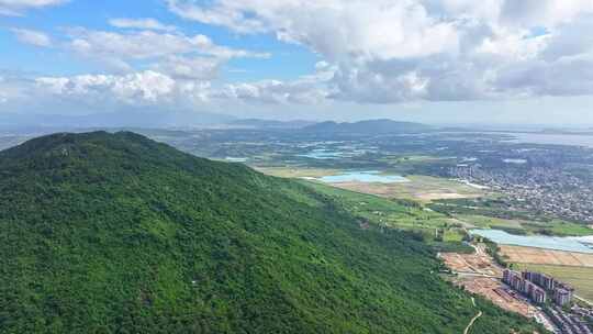 航拍海南陵水清水湾海景风光