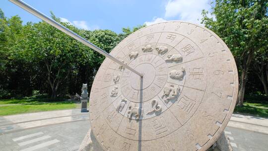 古代天文计时器日晷日规视频素材模板下载