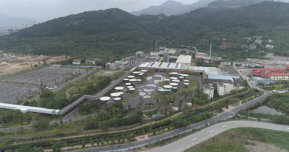 城市航拍 福建 莆田 城厢区 莆田市美术馆