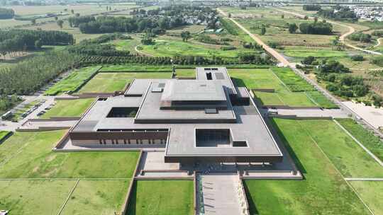 航拍合集二里头夏都遗址博物馆