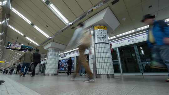 韩国 首尔 地铁 地下铁 地铁站