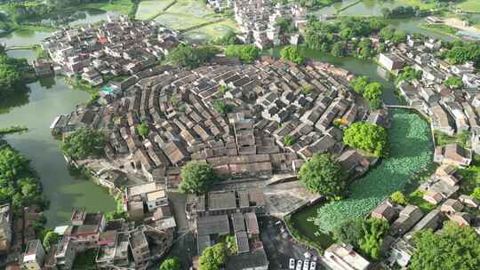 广东肇庆市黎槎村八卦村