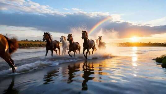 2026马年马群奔跑骏马奔腾万马驰骋