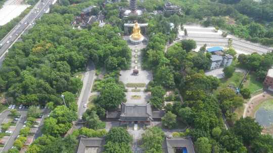 航拍重庆华岩旅游风景区