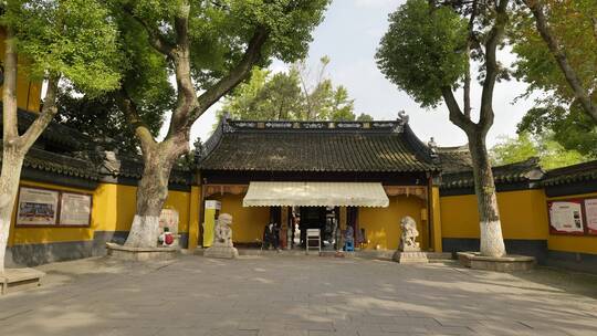 苏州寒山寺古建筑人文景观