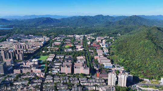 浙江大学玉泉校区航拍风光