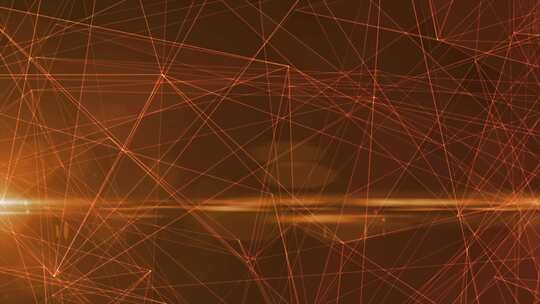 抽象橙色线条发光高科技数字能源抽象背景。