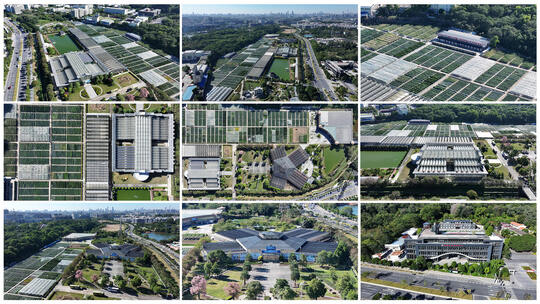 天河智慧农业公园高清在线视频素材下载