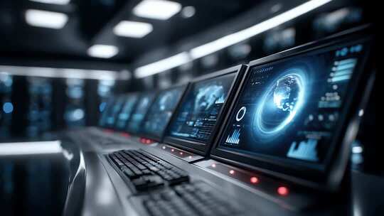 未来控制中心数字地球数据可视化