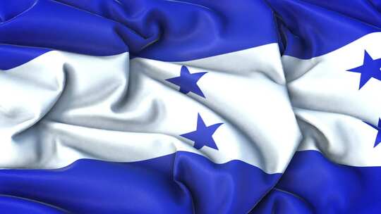 洪都拉斯国旗放大非常逼真