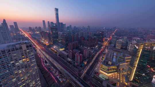 北京城市风光延时摄影