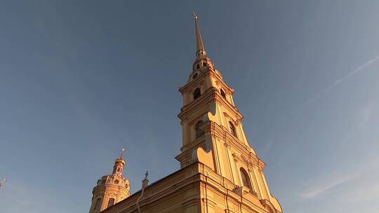 圣彼得堡大教堂的外观设计视频素材模板下载