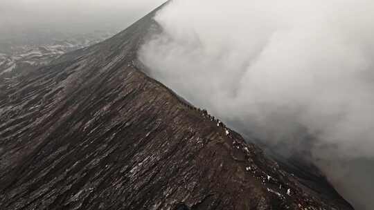 航拍Bromo火山