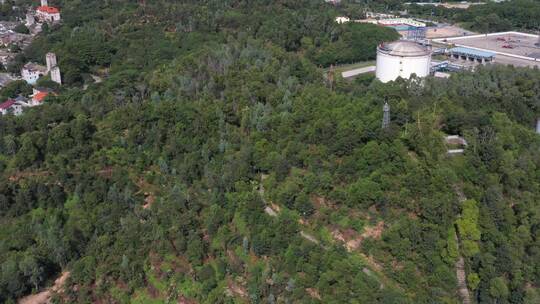 航拍深圳城市生态绿化