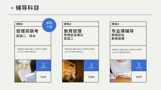 简洁考研培训招生AE模板（成人教育招生）