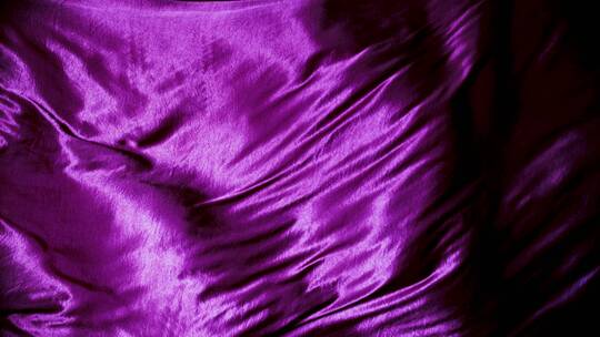 紫色系丝绸织物飘动 (4)视频素材模板下载