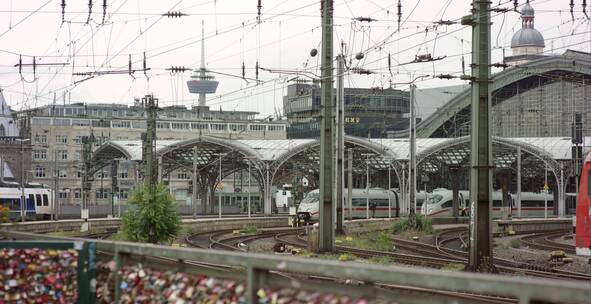 火车站的景观视频