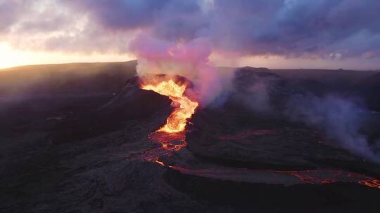 火山爆发