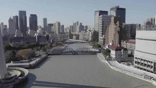 上海苏州河视频素材模板下载