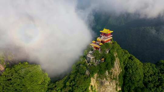 南五台山 钟南山 秦岭 云海 日出 云彩 蓝天