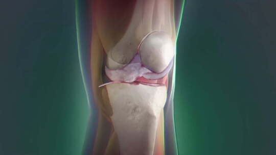 骨骼脱离骨质增生关节炎医学科研3D演示