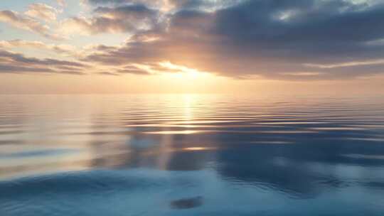 海上日出水面日出海面