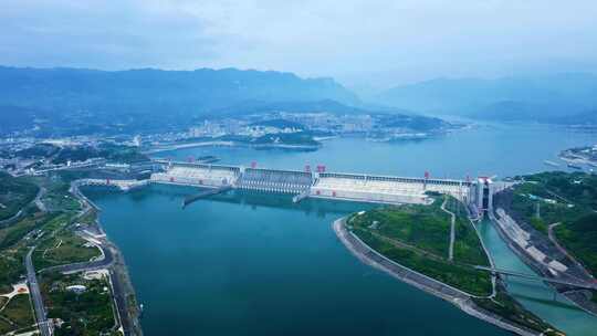 宜昌三峡人家三峡大坝航拍