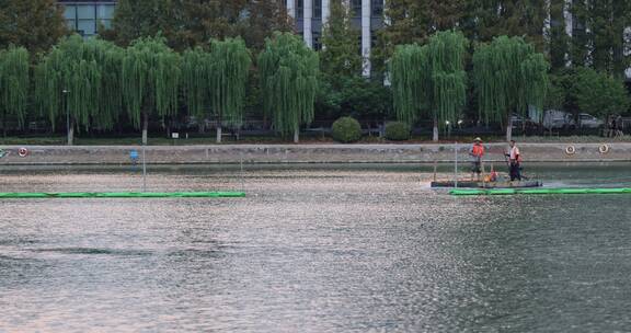 武汉汉口唐家墩公园风景