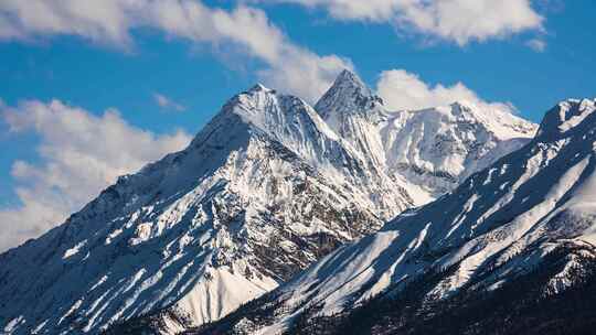 西藏阿里然乌湖雪山延时--4K-420-30P