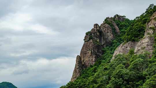 浙江温州雁荡山风光灵岩方洞风景延时