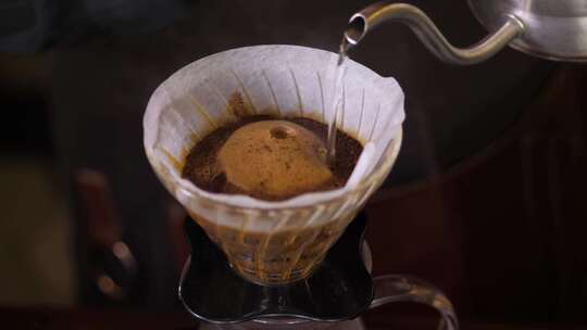 咖啡制作、拿铁咖啡、咖啡豆、煮咖啡视频素材模板下载
