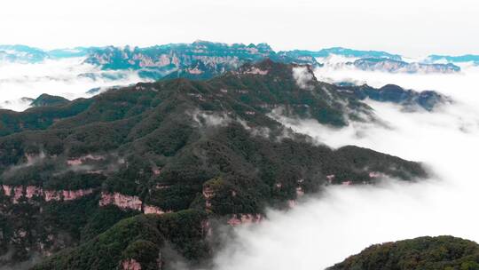 河南济源王屋山云海航拍