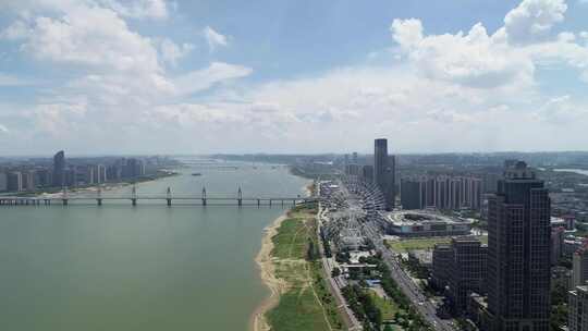 2023美丽南昌城市地标风光航拍视频素材模板下载