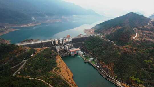 绵阳江油市涪江六峡武引水库4k视频素材模板下载