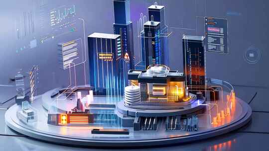 高端时尚活力商业物业开场 科技商场住宅