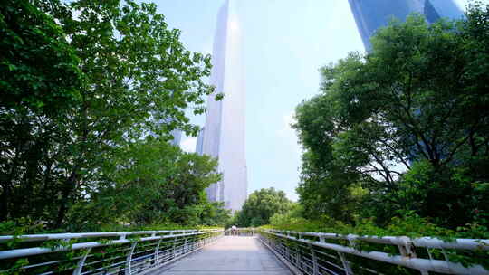 广州珠江新城高楼大厦街景