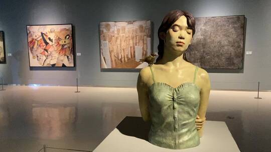 山东美术馆油画、雕塑、绘画作品展