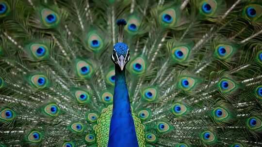 林中孔雀优雅漫步合集