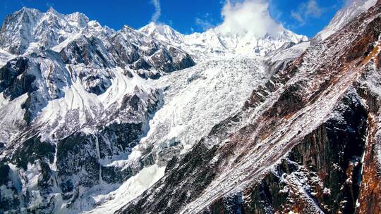 川西风光海螺沟冰川雪山1