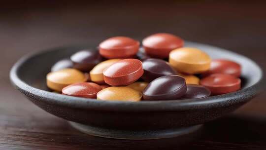 一碗营养膳食补充剂展现健康生活方式