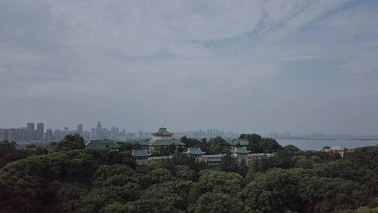 毕业季武汉大学航拍俯瞰校园1