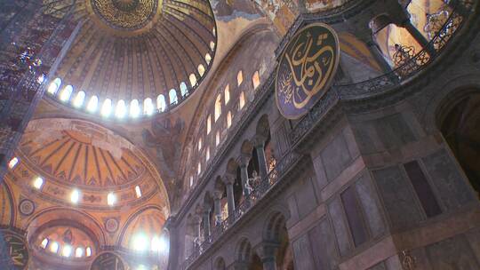 伊斯坦布尔-土耳其著名的圣索菲亚大教堂