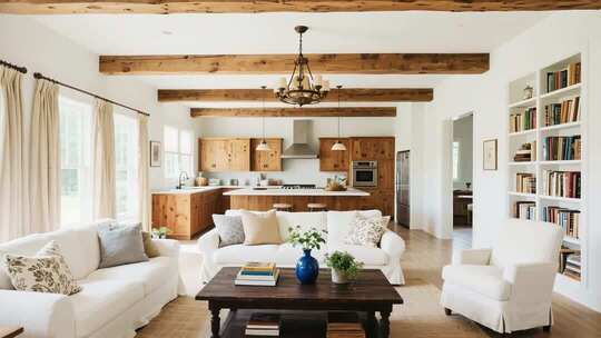 现代风格客厅室内场景