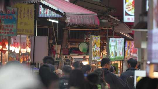 厦门第八市场 八市 小吃街 美食街 人群合集