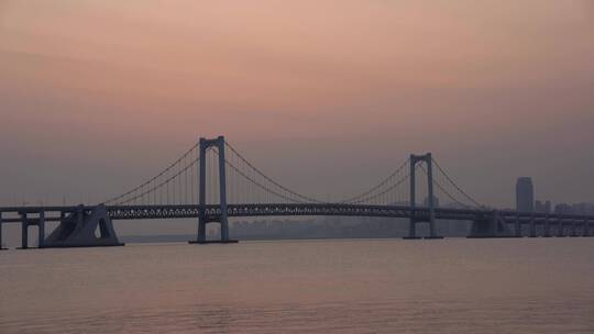 跨海大桥 大连 夜景 大连星海湾跨海大桥