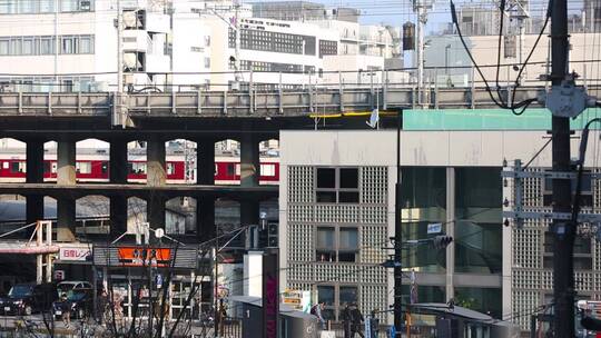 日本、东京骏台、城市一角视频素材模板下载