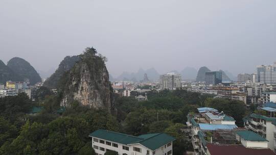 航拍广西桂林城市宣传片旅游城市