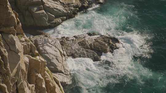 南非，悬崖洋湾，山，海