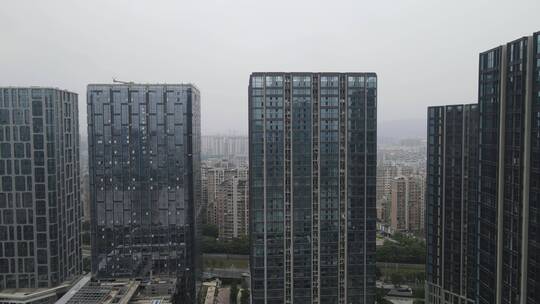 航拍福建福州城市风光