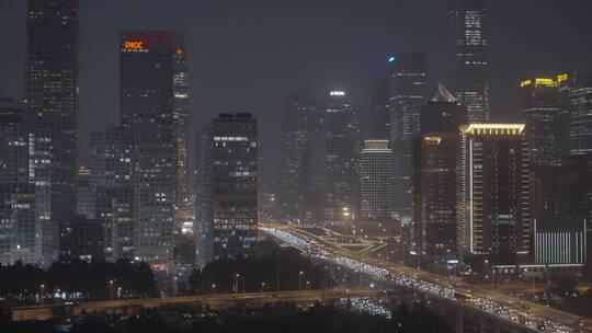 城市夜色 都市夜景视频素材模板下载